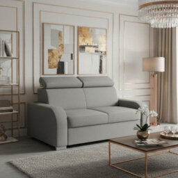 Oslo M 2 Living Room Sofa Adjustable Headrests Mdf Chipboard Frame Polyurethane Foam 170X100X85 100Cm Grey - thumbnail 1