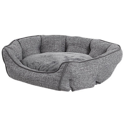 Beliani  Pet Bed Candir Linen Grey - image 1
