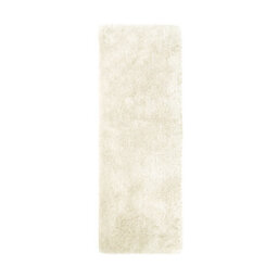 Melrose Super Soft Washable Shaggy Ivory Area Runner Rug 067/180Cm - thumbnail 2