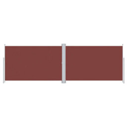 Walplus Retractable Side Awning Garden Sun Shade Canopy Gazebo For Back Door, Porch, Patio Brown 220X600 Cm - thumbnail 2