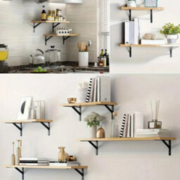 12Pcs Heavy Duty Stainless Steel L Shaped Wall Mounted Shelf Brackets Support Uk - thumbnail 3
