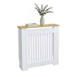 Fativo Vertical Radiator Cover Grill Shelf Cabinet Mdf Wood Modern Traditional Furniture (H 830 X W 780 X D 200 mm) - thumbnail 3