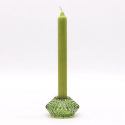 Serenityy Flower Flip Dinner Candle And Tealight Holder - Garden Jade - Glass, Brushed Gloss Finish - thumbnail 3