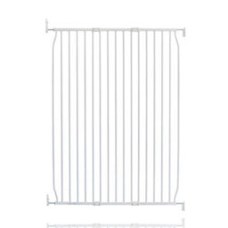 Bettacare Extra Tall Screw Fit Metal Dog Gate, White, 100Cm - 110Cm