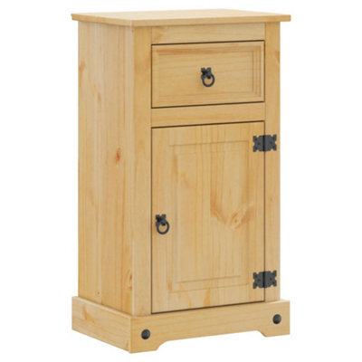 Berkfield Rustic Bathroom Cabinet Corona 45X33X80 Cm Solid Wood Pine
