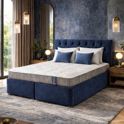 Aspire Sleepcraft Pocket Hybrid Mattress, Medium Comfort Pocket Spring Mattress In A Box, Memory Foam & Eco Foam Support, 23Cm Depth - image 1
