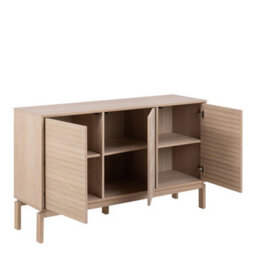 Furniture To Go Linley 3 Door Sideboard In White Oak - thumbnail 4
