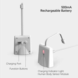 Toilet Night Light Led Motion Sensor 10 Colors Waterproof Bathroom Lamp - thumbnail 3
