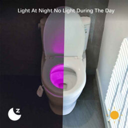 Toilet Night Light Led Motion Sensor 10 Colors Waterproof Bathroom Lamp - thumbnail 5