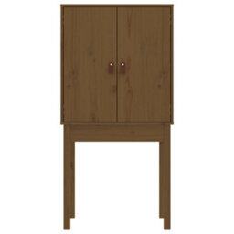 Berkfield Highboard Honey Brown 60X40X120 Cm Solid Wood Pine - thumbnail 6
