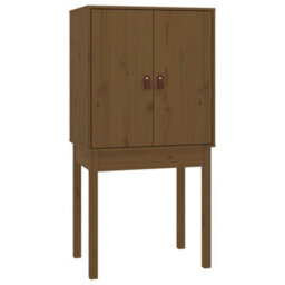 Berkfield Highboard Honey Brown 60X40X120 Cm Solid Wood Pine - thumbnail 5