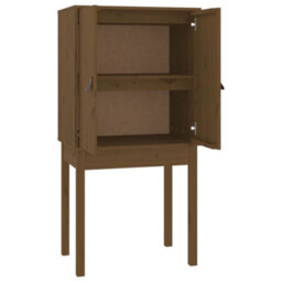 Berkfield Highboard Honey Brown 60X40X120 Cm Solid Wood Pine - thumbnail 2