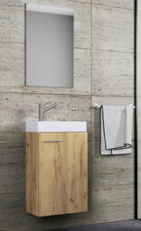 Vcm 3Tlg Washroom Washbasin Slito Mirror - thumbnail 2