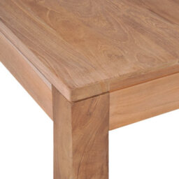 Berkfield Coffee Table Solid Teak Wood With Natural Finish 60X60X40 Cm - thumbnail 5