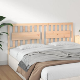 Berkfield Bed Headboard 185.5X4X100 Cm Solid Wood Pine - thumbnail 4