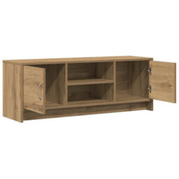 Walplus Tv Cabinet Artisan Oak 102X30X37.5 Cm Engineered Wood - thumbnail 5