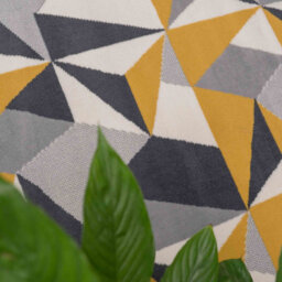 Loomed Yellow Ochre Grey Kaleidoscope Geometric Living Room Rug 240X330Cm - thumbnail 3