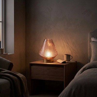 Garden Greatness Unique Textured Swirl Led Accent Lamp - image 1