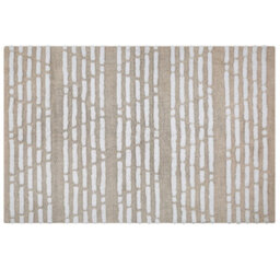Wyld And Coco Casaboho Hand-Woven Shaggy Cotton Rug 120 X 180 Cm - Beige Boho Area Rug For Bedroom And Living Room - thumbnail 1