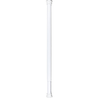 Telescopic Metal Shower Curtain Rod Pole For Bathroom White 110 - 200 - image 1