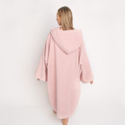 OHS Adult Poncho Oversized Hooded Towel Bath Robe - thumbnail 4