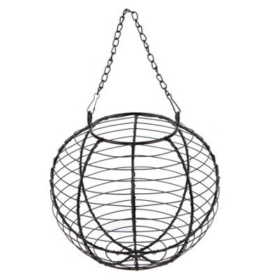 Redwood Leisure Redwood Ball Steel Nut Bird Feeder - Grey - image 1
