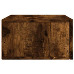 Berkfield Wall-Mounted Bedside Cabinets 2 Pcs Smoked Oak 35X35X20 Cm - thumbnail 8
