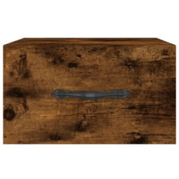Berkfield Wall-Mounted Bedside Cabinets 2 Pcs Smoked Oak 35X35X20 Cm - thumbnail 6