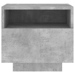 Berkfield Bedside Cabinets With Led Lights 2 Pcs Concrete Grey 40X39X37 Cm - thumbnail 8