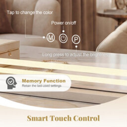 Gainoom Vanity Mirror 80 X 60 Cm Lighted Makeup Mirror With 3 Color Dimmable Lighting Modes And Smart Touch Control - thumbnail 7
