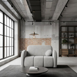 Viva Comfy Ii Living Room Sofa Bed With Storage Chipboard Frame Foam Mattress Metal Legs 132X103X85Cm Light Grey - thumbnail 1