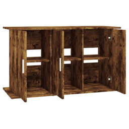 Walplus Smoked Oak Aquarium Stand 101X41X58 Cm Engineered Wood - Fish Tank Cabinet - thumbnail 6