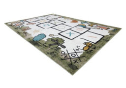 RugsX Carpet Fun Hop For Children, Hopscotch, Animals Green 160X220 Cm - thumbnail 3