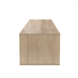 Abrihome High Gloss Tv Cabinet In White & Wood, With Colour Changing Led Lights - thumbnail 7