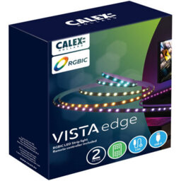 Calex Mains-Powered Led Warm White & Multicolour Strip Light No Ip Rating 100Lm (L)2M - thumbnail 1