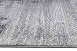 Stratus Interiors Gatsby Large Living Room Rug 200 X 290 Cm - Dark Grey / Silver / White - Large - thumbnail 3