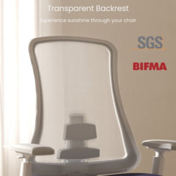 Flexispot Ergonomic Chair With Aesthetics And Craftsmanship Sheer White On Purple - thumbnail 2