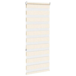 Berkfield Modern Zebra Blind Marble Beige 65X150 Cm Fabric Width 60.9 Cm Polyester - thumbnail 4