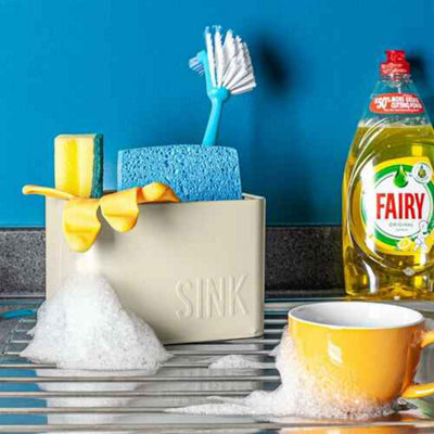 Sink Tidy Storage Unit, Cream, Vintage Organizer - image 1