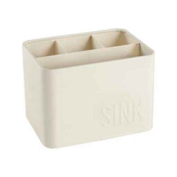 Sink Tidy Storage Unit, Cream, Vintage Organizer - thumbnail 2