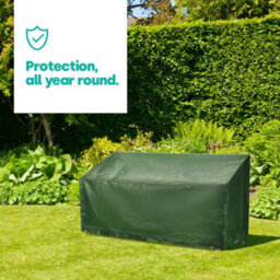 Livivo Fineway 3 Seater Garden Bench Cover Waterproof Heavy Duty Outdoor Furniture Cover Uv Resistant Windproof 162 X 66 X 89Cm - thumbnail 8