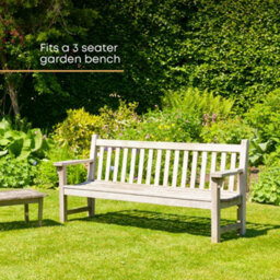 Livivo Fineway 3 Seater Garden Bench Cover Waterproof Heavy Duty Outdoor Furniture Cover Uv Resistant Windproof 162 X 66 X 89Cm - thumbnail 3