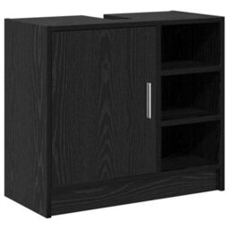 Walplus Sink Cabinet Black Oak 63 X 29 X 55 Cm Engineered Wood - thumbnail 2
