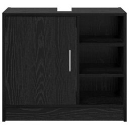 Walplus Sink Cabinet Black Oak 63 X 29 X 55 Cm Engineered Wood - thumbnail 6