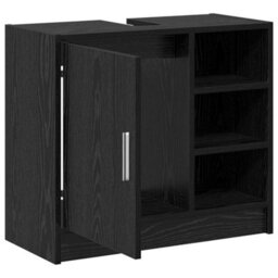 Walplus Sink Cabinet Black Oak 63 X 29 X 55 Cm Engineered Wood - thumbnail 5