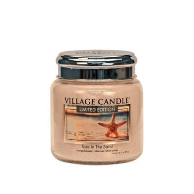 Village Candle 16Oz Medium Jar Candle - Toes In The Sand