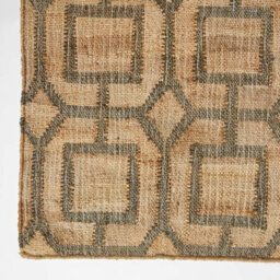 Homescapes Tiran Brown Geometric Handwoven Jute Rug, 120 X 170 Cm - thumbnail 3