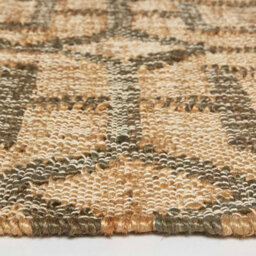 Homescapes Tiran Brown Geometric Handwoven Jute Rug, 120 X 170 Cm - thumbnail 4