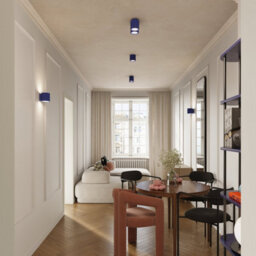 Luminosa Lighting Luminosa Aura Surface Mounted Downlight Ultramarine 1X Gu10 - thumbnail 9
