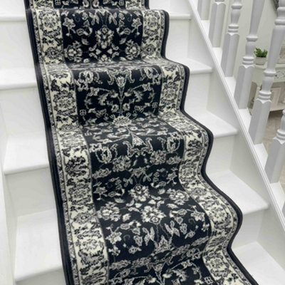 Traditional Stair Runner - Soft & Durable Carpet Runner For Stairs & Staircases, Multiple Lengths - image 1